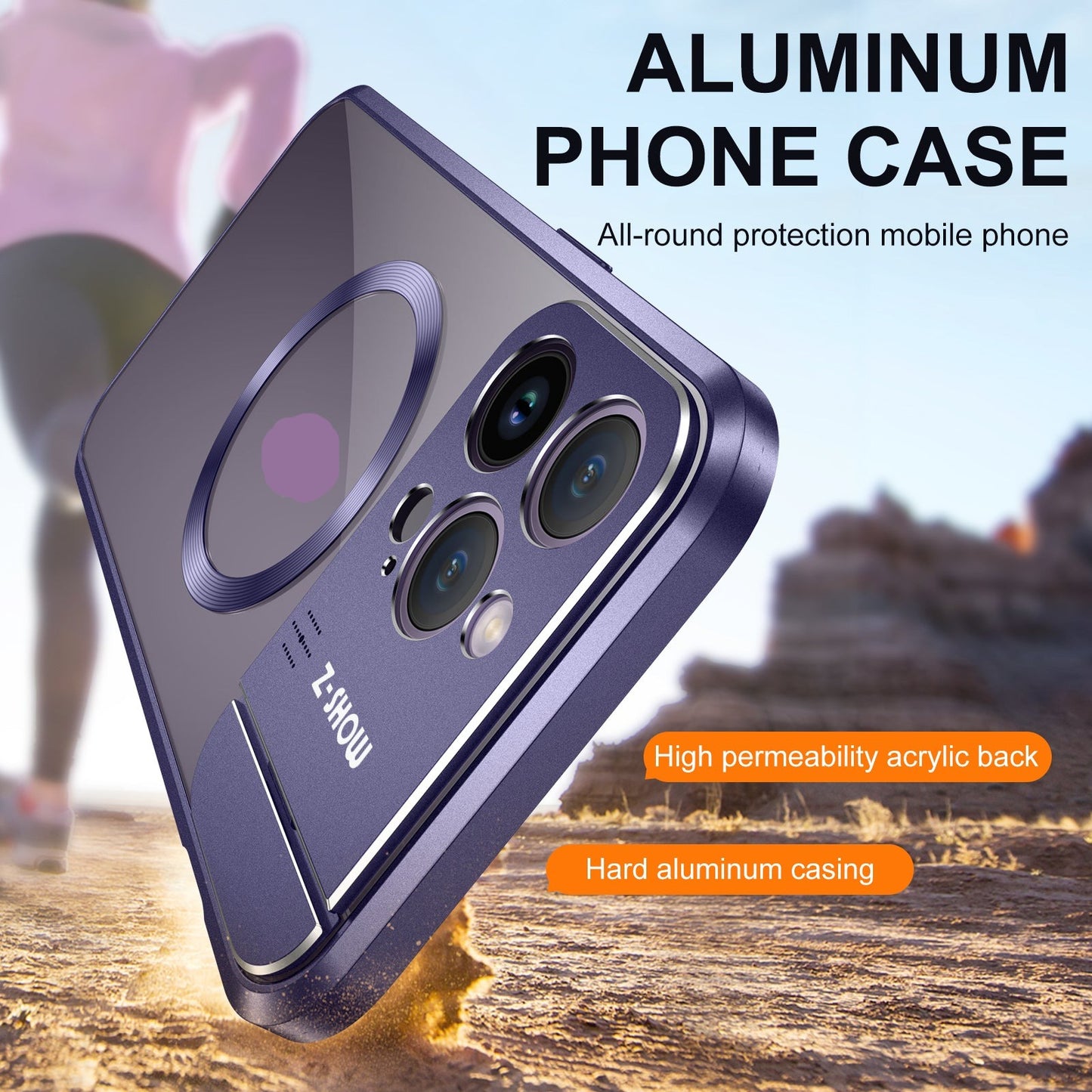 Luxury iPhone 14 Pro Max Magnetic Magsafe Case Fragrance Metal 13 Pro Cover Lens Protector Bracket
