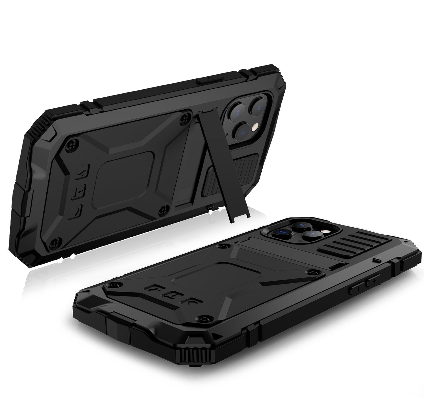 Luxury iPhone 12 Pro Max Heavy Duty Case Military Grade Rugged Armor Camera Protection Shockproof 360 Full Cover