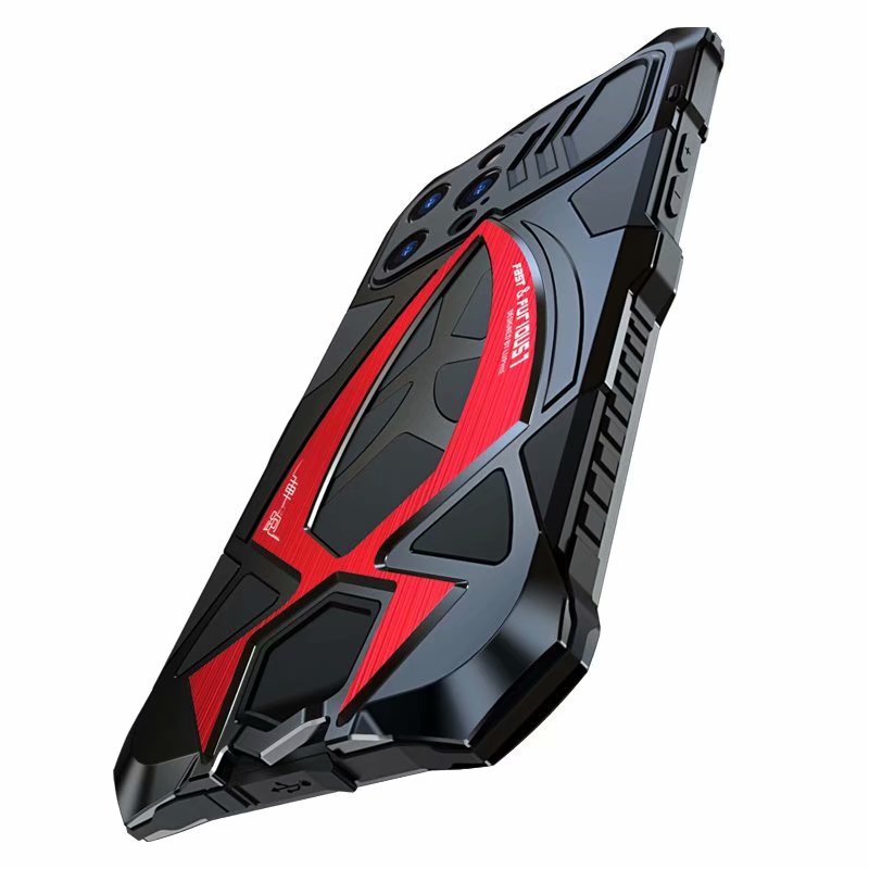 Cool Case Apple 13 Pro Max Race Car Fashion iPhone 13 Tough Cover Heavy Duty Metal Armor Camera Protector