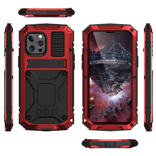 Luxury iPhone 13 Pro Max Heavy Duty Case Camera Protection Military Grade Rugged Armor Shockproof 360 Full Cover