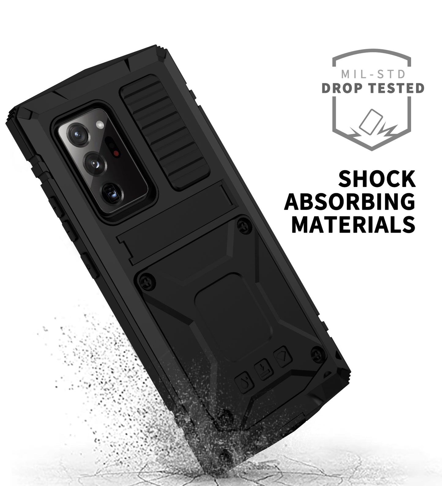 Luxury Samsung Galaxy Note 20 Heavy Duty Case Note 20 Ultra Military Grade Rugged Armor Shockproof 360 Full Cover Camera Protection