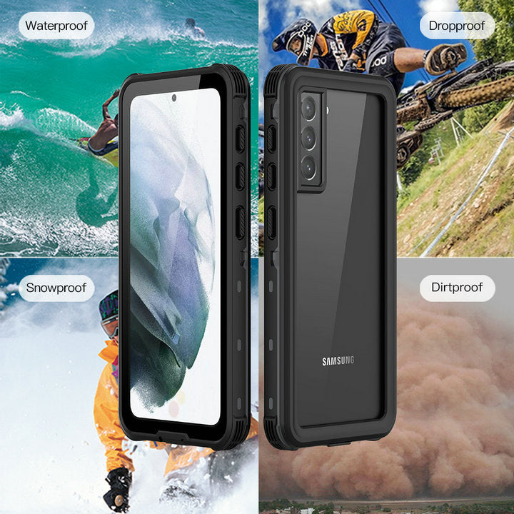 Luxury IP68 Waterproof Samsung S22 Ultra Case Galaxy S22 Plus 360 Full Body Cover