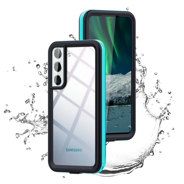 Luxury IP68 Waterproof Samsung S22 Ultra Case Galaxy S22 Plus 360 Full Body Cover